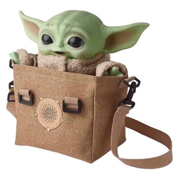 Star Wars The Mandalorian The Child 11" Talking Baby Figure In Carrying Bag - Picture 8 of 9